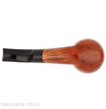 Pipa Ser jacopo Fuma hasta tirar Brandy forma curva en brezo claro - Pipas de Tabaco