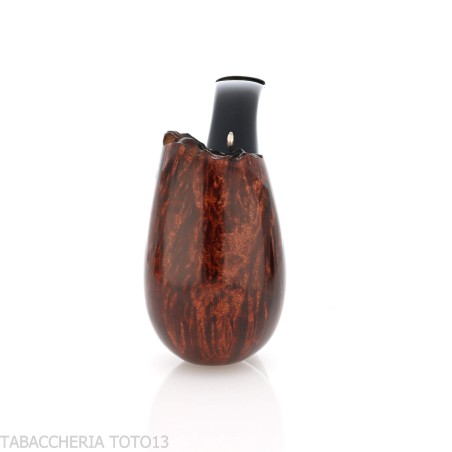 L'antra pipe à tabac en forme d'œuf courbée en bruyère naturelle 1 œuf géant - Pipe Pour le Tabac - Racine naturelle