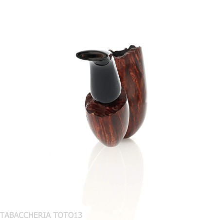L'antra pipe à tabac en forme d'œuf courbée en bruyère naturelle 1 œuf géant - Pipe Pour le Tabac - Racine naturelle