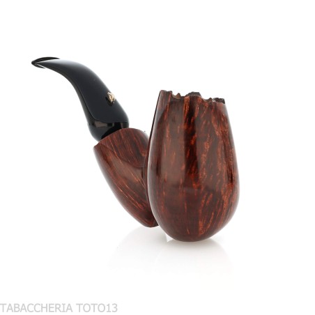L'antra pipe à tabac en forme d'œuf courbée en bruyère naturelle 1 œuf géant - Pipe Pour le Tabac - Racine naturelle