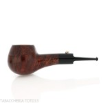 Pipa de tabaco Forma de bola Semicurvada Briar natural Pulida | Pato
