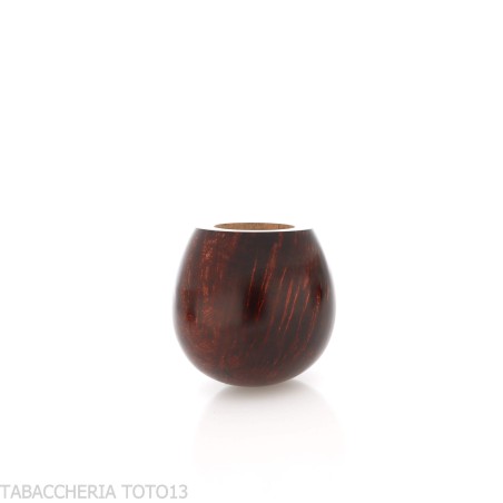 L'anatra tobacco pipe Ball shape semi-curved natural briar polished-L'Anatra