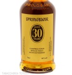 Springbank 30 Y.O. Single Malt Vol.46% Cl.70 - Spiritueux - Malt biologique
