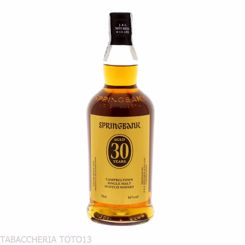 Springbank 30 Y.O. Single Malt Vol.46% Cl.70 - Spiritueux - Malt biologique