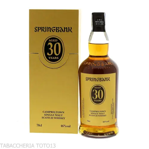 Springbank 30 Y.O. Single Malt Vol.46% Cl.70 - Spiritueux - Malt biologique