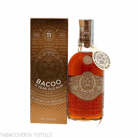 Bacoo 11 yo Domenican rum Vol.40% Cl.70 - Destilliert