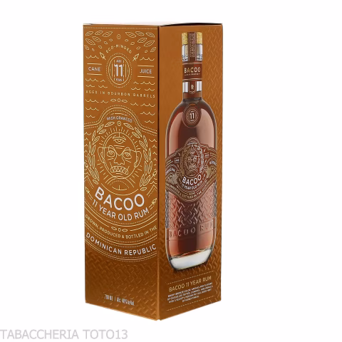 Bacoo 11 yo Domenican rum Vol.40% Cl.70 - Destilliert