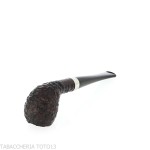 Pipa Peterson Junior Pear-Acorn Rusticated nikel mounted Fishtail