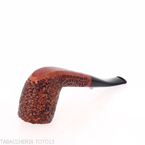 L'anatra forma Billiard semicurva in radica rusticata - Pipe