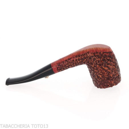 Pipa L'anatra forma semicurvada Billar en brezo rústico - Pipas de Tabaco