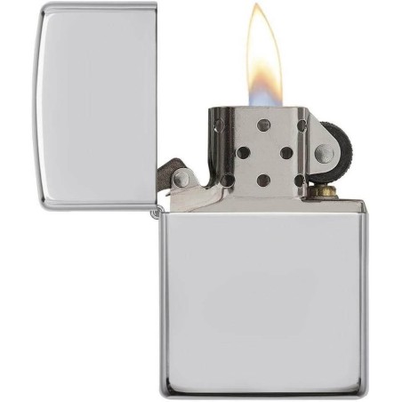 Zippo lighter in shiny solid silver - Lighters - Silver