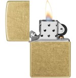 Zippo Classic Brass gold in antique brass - Lighters - Brass