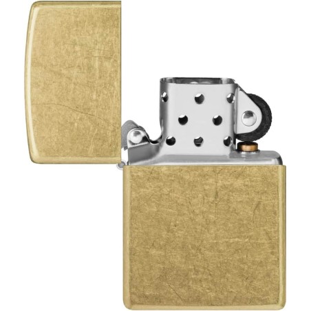 Zippo Classic Brass gold in antique brass - Lighters - Brass