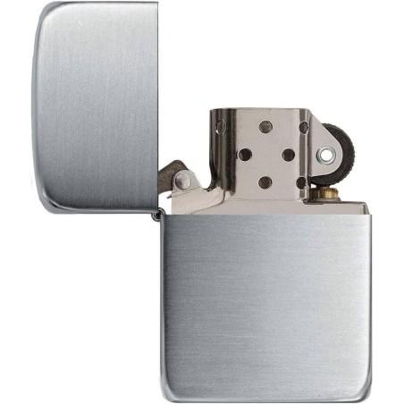 Zippo Réplica 1941 satén de plata sólida de la vendimia - Alumbradores