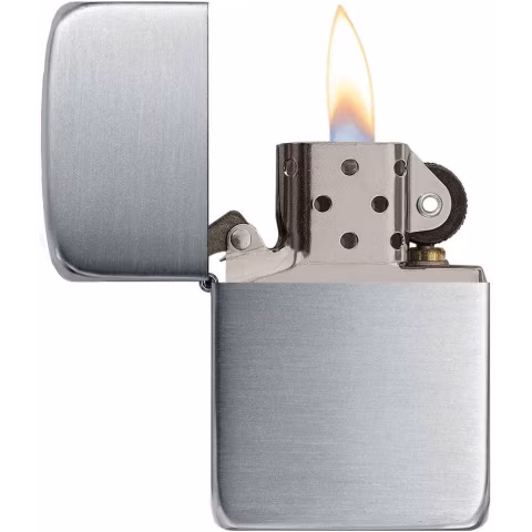 Zippo Replica 1941 vintage solid satin silver - Lighters - Silver