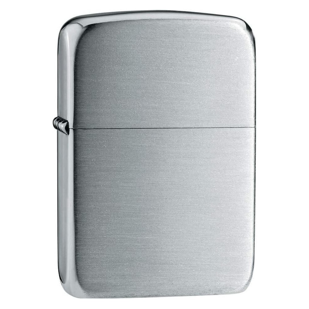 Zippo Réplica 1941 satén de plata sólida de la vendimia - Alumbradores