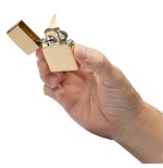 Golden spare internal Zippo for tobacco pipe ignition - Lighters - Brass