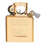 Zippo interno de repuesto dorado para encendido de pipa de tabaco-Accesorios Ligero