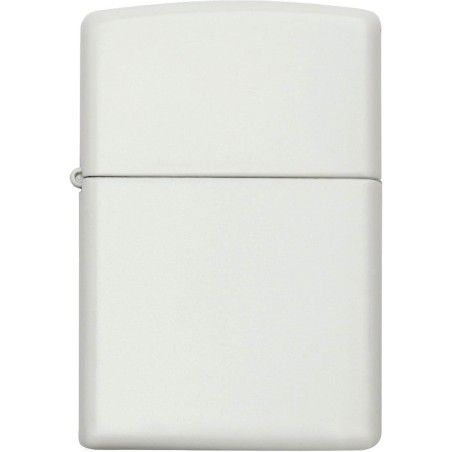 Zippo matte plus léger finition blanche essence - White matte - Briquets - Laiton