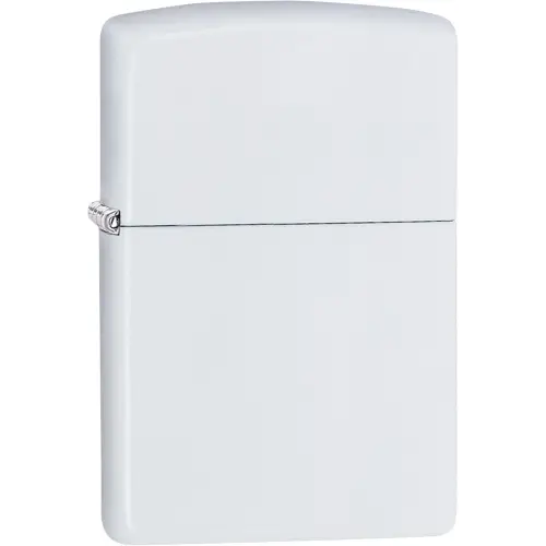 Zippo accendino benzina finitura bianco matte - white matte - Accendini