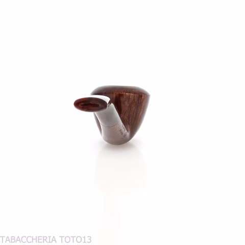 Ser Jacopo forma Dublin curva in radica marrone lucida - Pipe