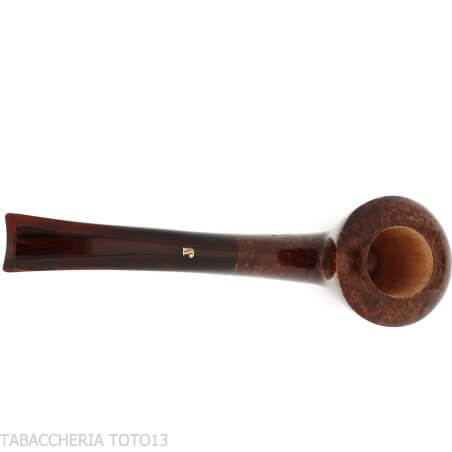 Ser Jacopo pipe Dublin shape curved in brown briar polished - Tobacco Pipes - Natural root