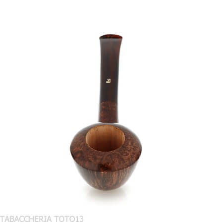 Pipa Ser Jacopo, forma curvada de Dublín, en brezo marrón brillante - Pipas de Tabaco