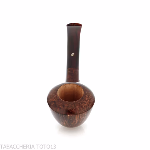 Ser Jacopo forma Dublin curva in radica marrone lucida - Pipe
