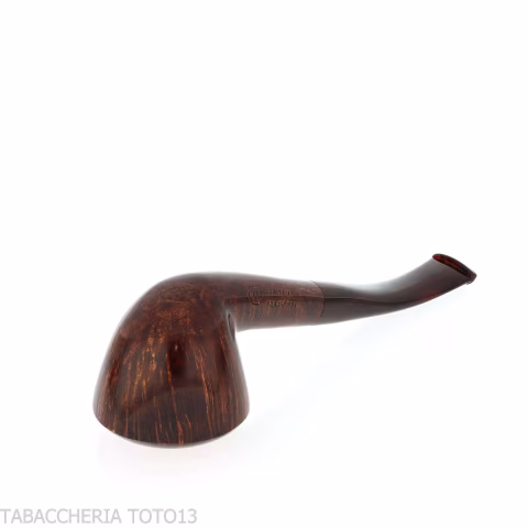 Ser Jacopo forma Dublin curva in radica marrone lucida - Pipe