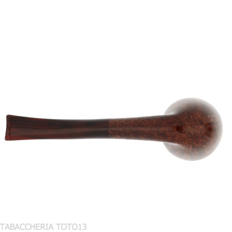 Pipe Ser Jacopo, forme Dublin courbée, en bruyère marron brillant - Pipe Pour le Tabac - Racine naturelle
