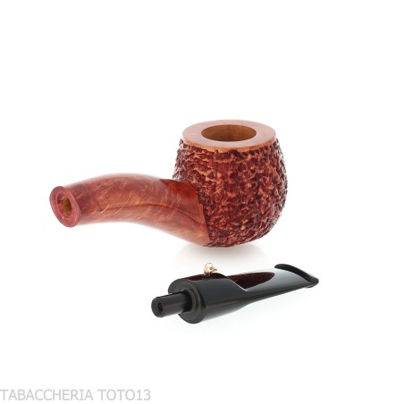 Pipe de canard en forme Hawkbill courbée en bruyère rustiquée - Pipe Pour le Tabac - Racine naturelle