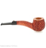 Pipe de canard en forme Hawkbill courbée en bruyère rustiquée - Pipe Pour le Tabac - Racine naturelle