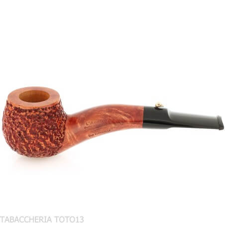 L'anatra pipe shape Hawkbill curved in rusticated briar | Online sale