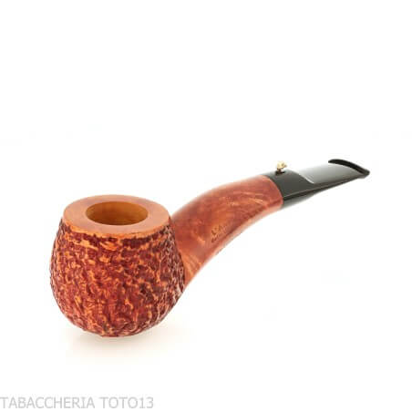 L'anatra pipe shape Hawkbill curved in rusticated briar | Online sale