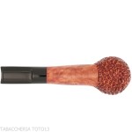 L'anatra pipe shape Hawkbill curved in rusticated briar | Online sale