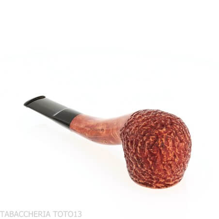 L'anatra pipe shape Hawkbill curved in rusticated briar | Online sale