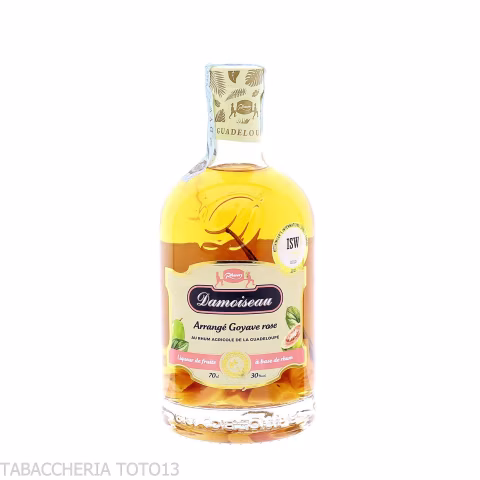 Ron Arrangè rosa guayaba y vainilla Damoiseau Vol. 30% Cl.70 - Licores