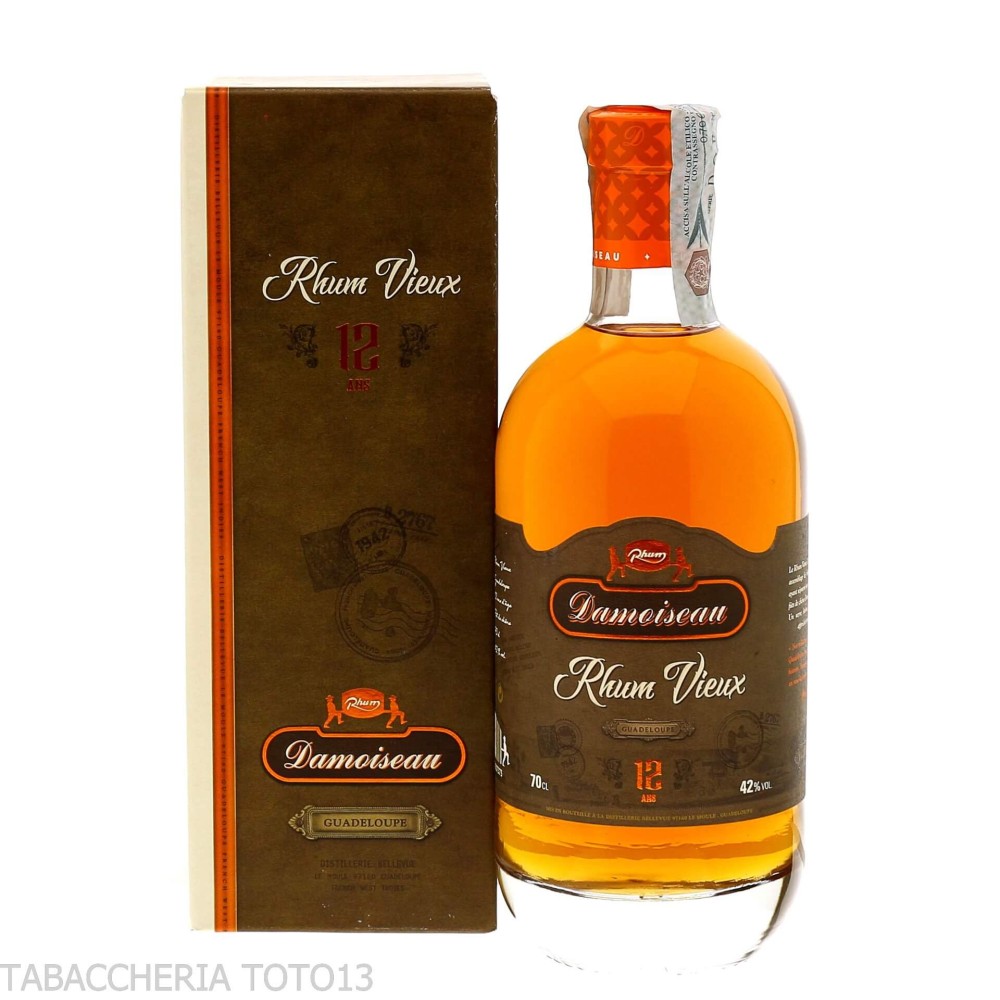 Damoiseau 12 ans rhum vieux agricole Millesime Vol.42% Cl.70 - Spiritueux - Jus de canne à sucre