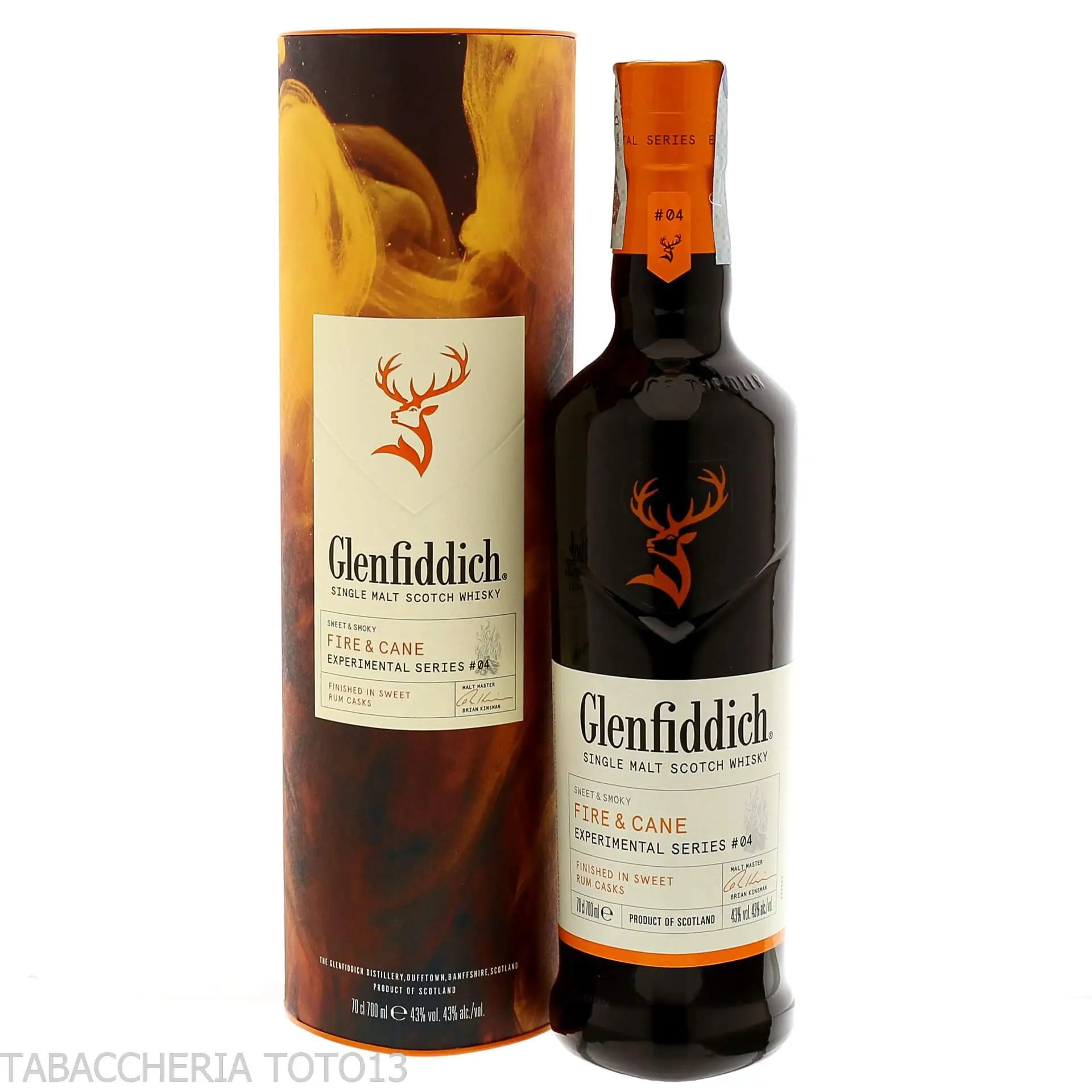 Glenfiddich Fire & Cane Vol.43% Cl.70 - Spirits - Malt