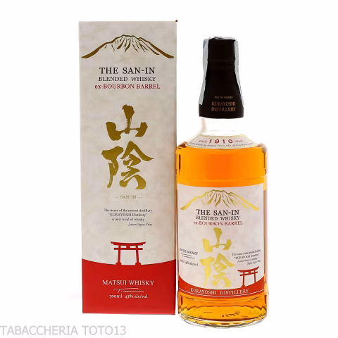 The San-In japanese blended whisky ex-bourbon barrel Vol.43% Cl.70 - Licores