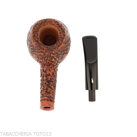 La pipa de pato Prince curvada de brezo rusticado-L'Anatra