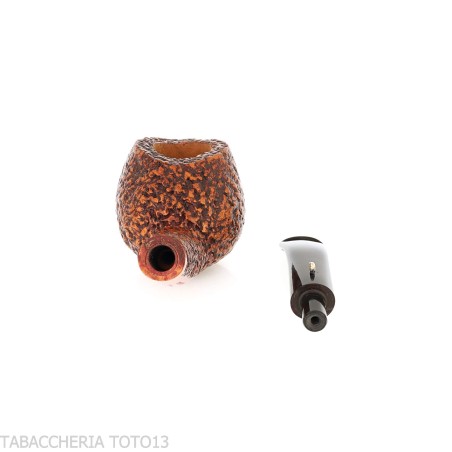 La pipa de pato Prince curvada de brezo rusticado-L'Anatra