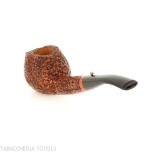 The duck pipe shape Prince curved briar rusticated-L'Anatra