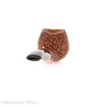 The duck pipe shape Prince curved briar rusticated-L'Anatra