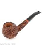 The duck pipe shape Prince curved briar rusticated-L'Anatra