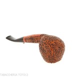 La pipa de pato Prince curvada de brezo rusticado-L'Anatra