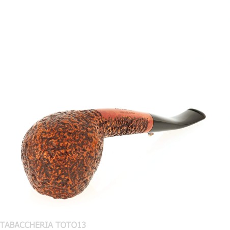 The duck pipe shape Prince curved briar rusticated-L'Anatra
