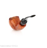 Crown Collector Apple Curved Pipe - Tobacco Pipes - Natural root