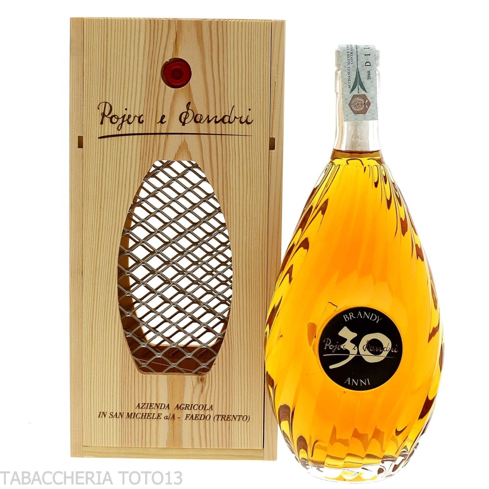 Pojer e Sandri brandy 30 ans Vol.45% Cl.70 - Spiritueux - Raisin