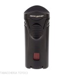 Silver Match jet flame lighter with cigar holder - Lighters - Metal